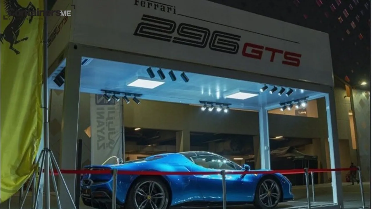 container pop up store made using modular mobile container