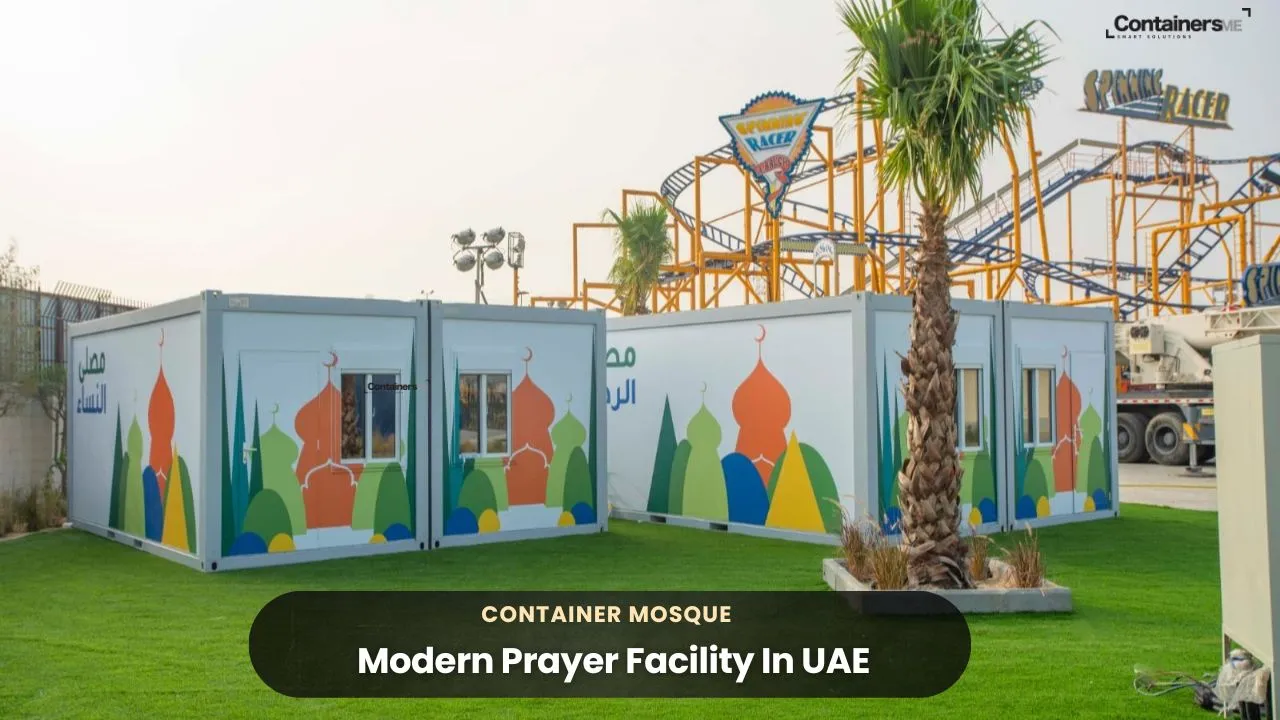 prefabricated container mosque made using modular mobile container