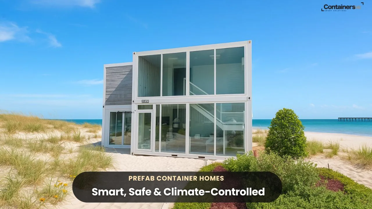 prefab container homes in UAE made using modular mobile container by containers me